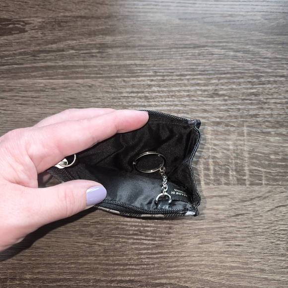Coach Black and Gray Keychain Wallet - Picture 3 of 3